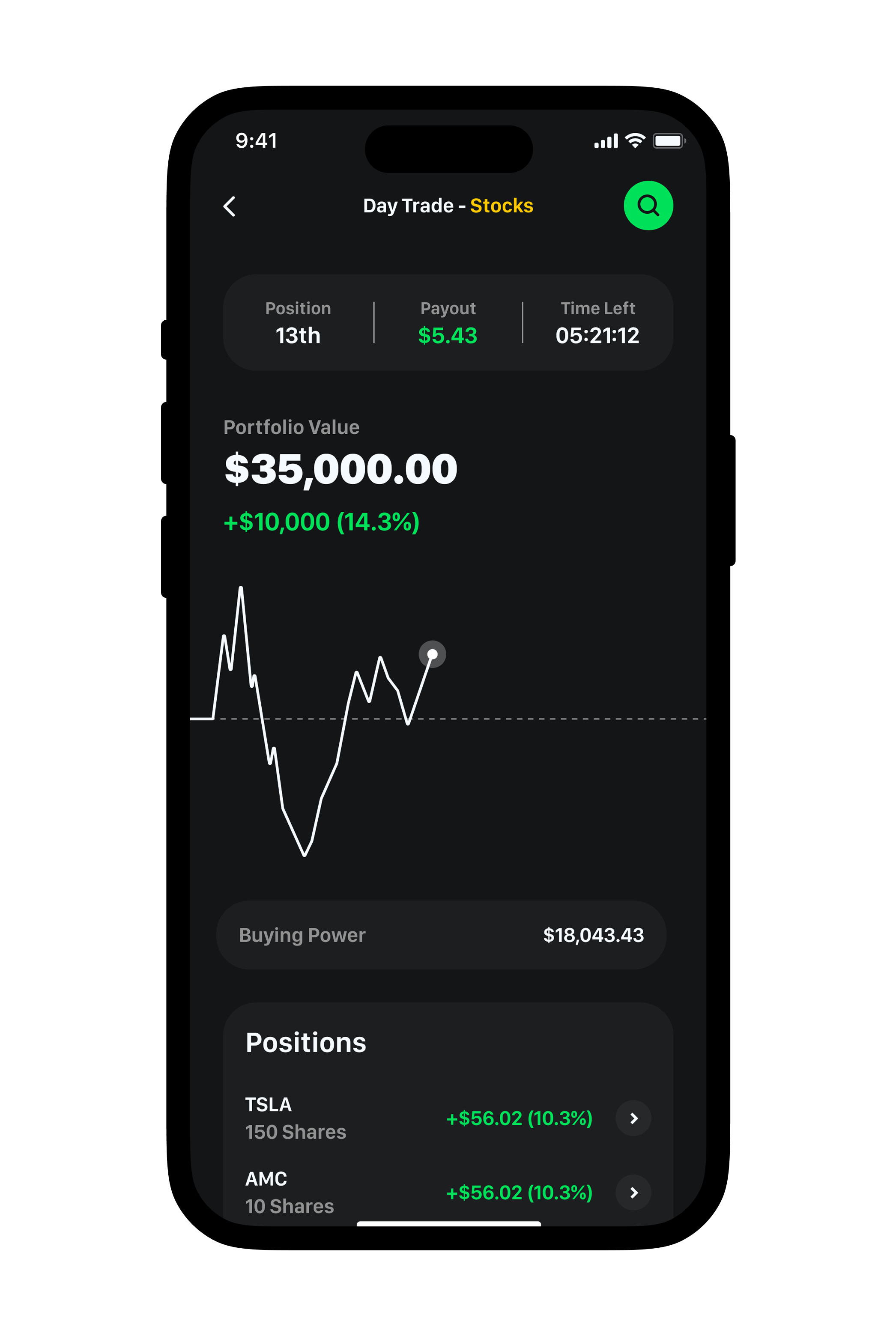 PaperTrade screenshot 3